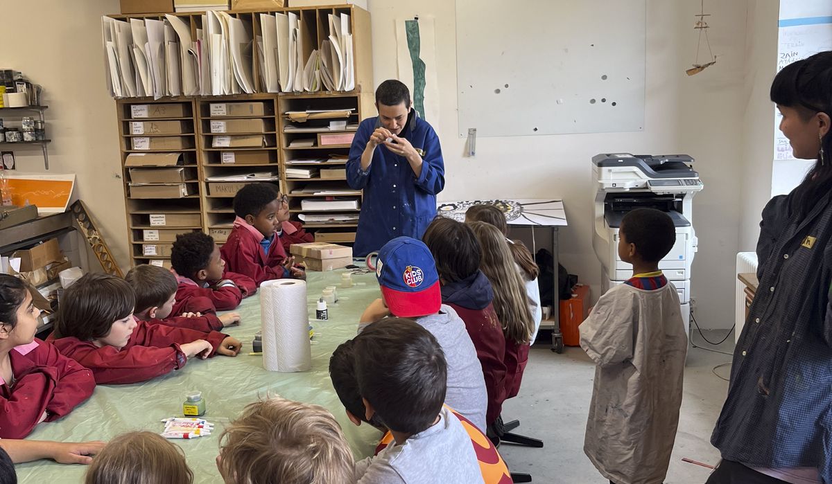 Experimentierlabor in der Druckstelle