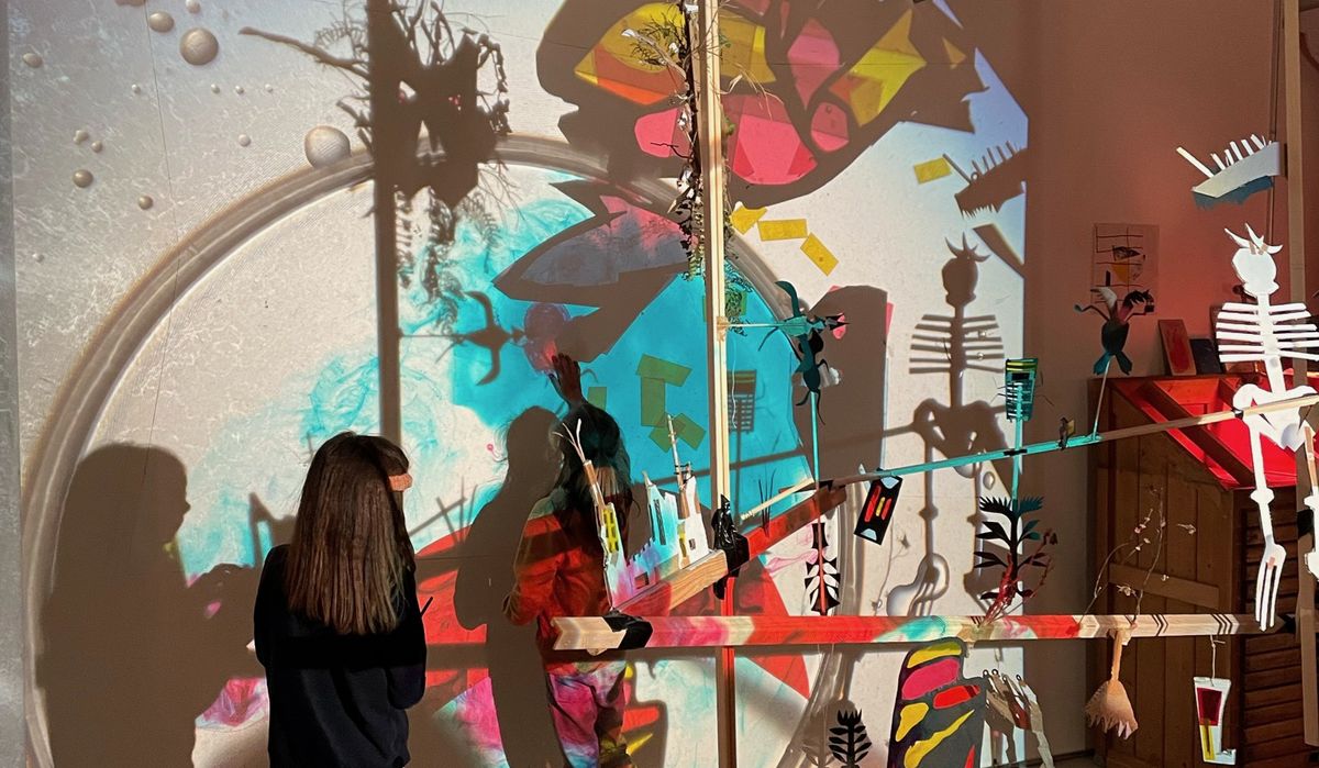 Lichtinstallation Ferienprogramm