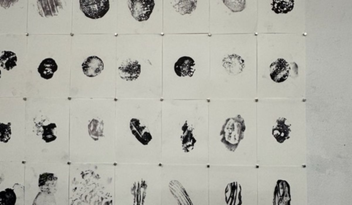 Knete Stempel Technik