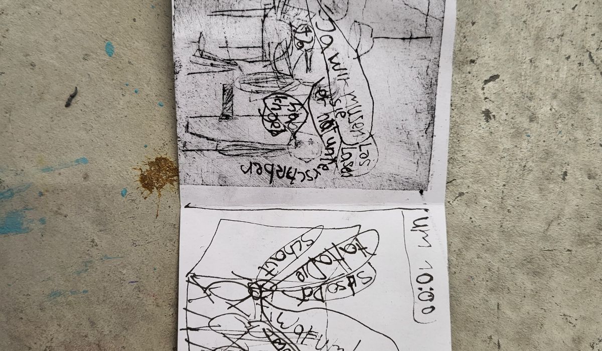 Detailansicht von einem Comic