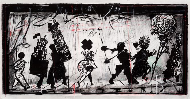 Kohle Animation William Kentridge