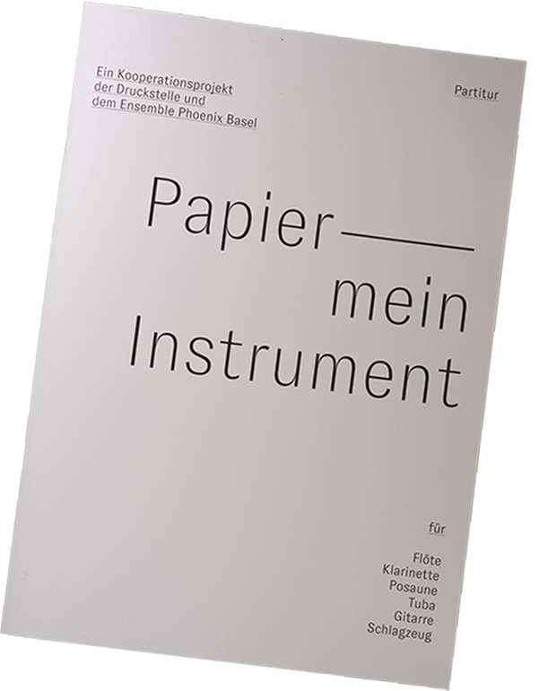 Cover der Publikation Papier mein Instrument